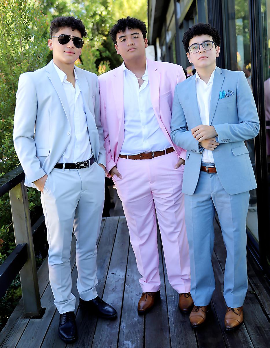 Diego Aparicio, Diego Martínez y Eduardo Arévalo.