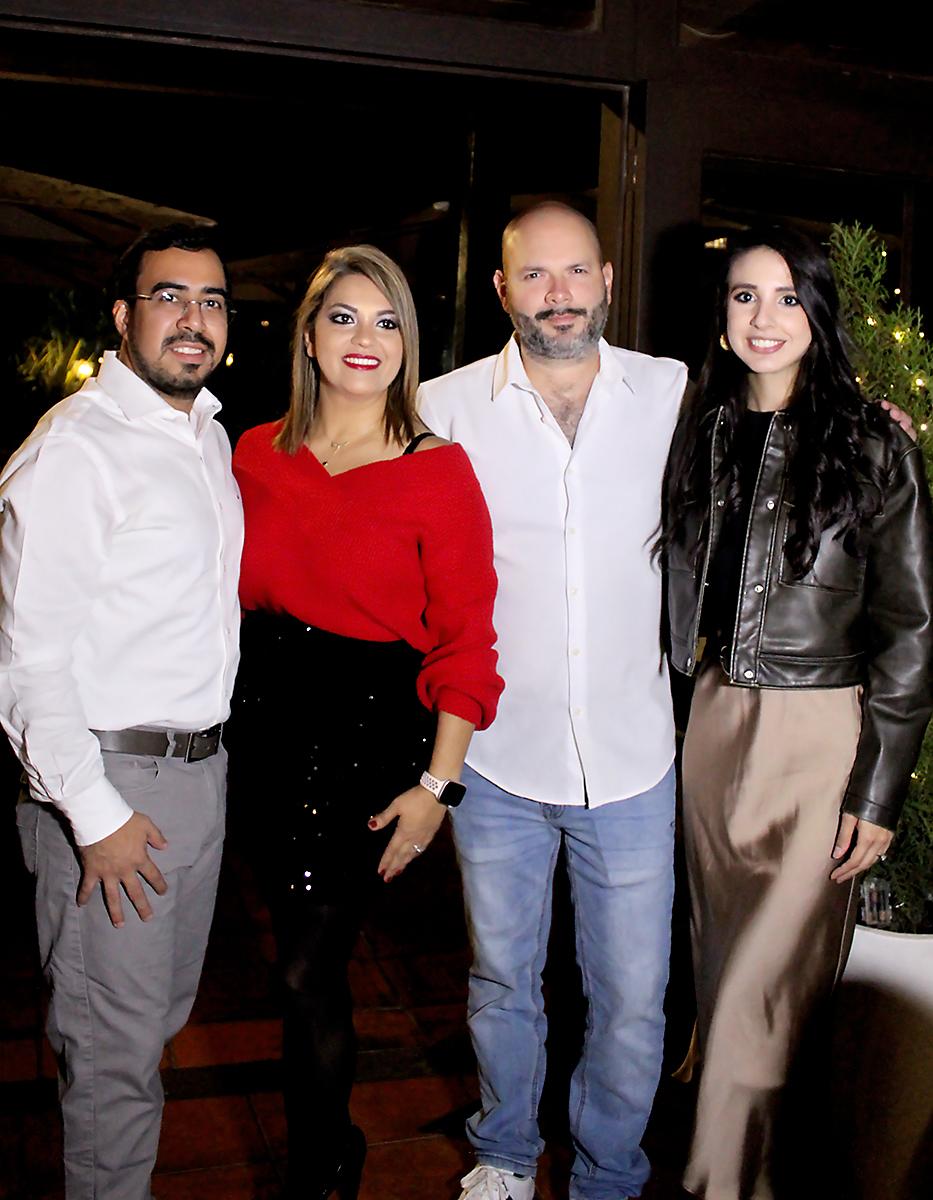Eduardo Nolasco, América Rodríguez, Mario Coello y Cinthia Moreno