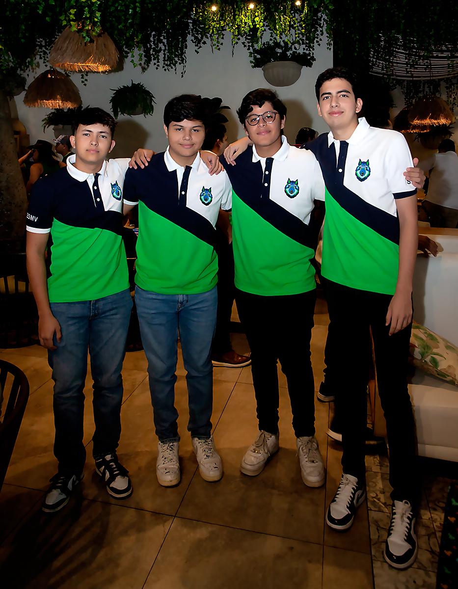Diego Smith, Gabriel Quiñones, José Rápalo y William Jerezano