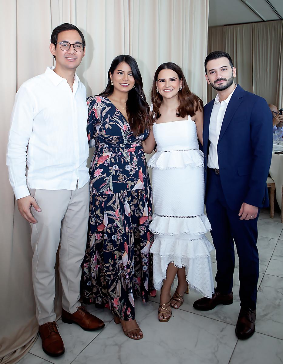 Germán Reyes, Carol David Elena y Daniel Zelaya.