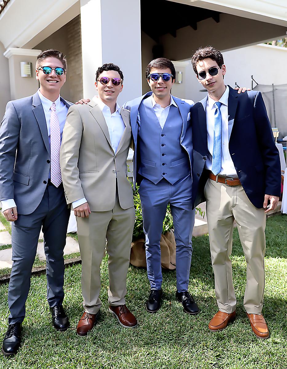 Stefan Lagunes, Ricardo Chávez, José Pablo Rivera y Rodrigo Arriaga
