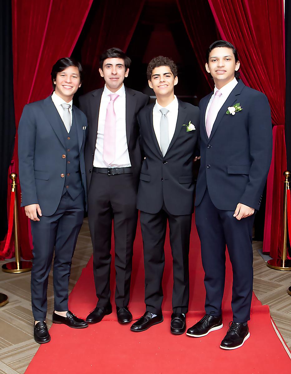 Ricardo Fajardo, Alejandro Abufele, Pablo Quintana y Daniel Rodríguez