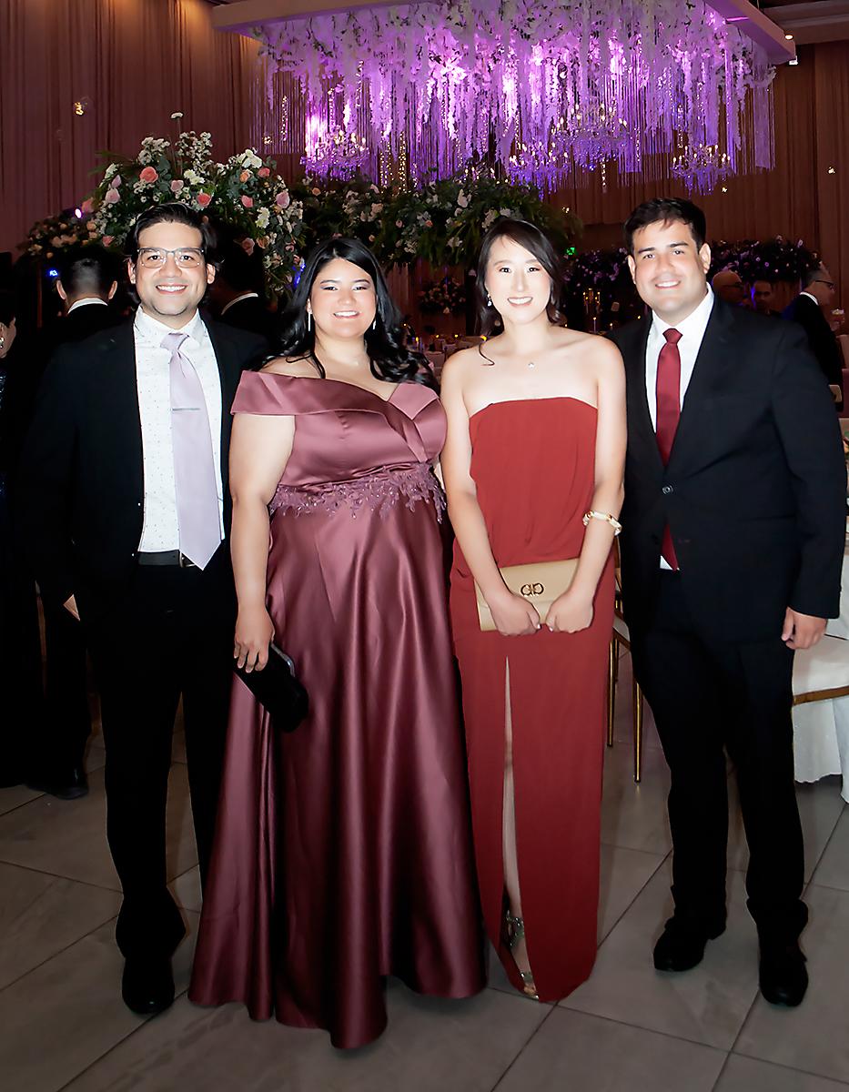 Elías Argueta, Hilsy Argueta, Jiheh Suh yGerardo Argueta.