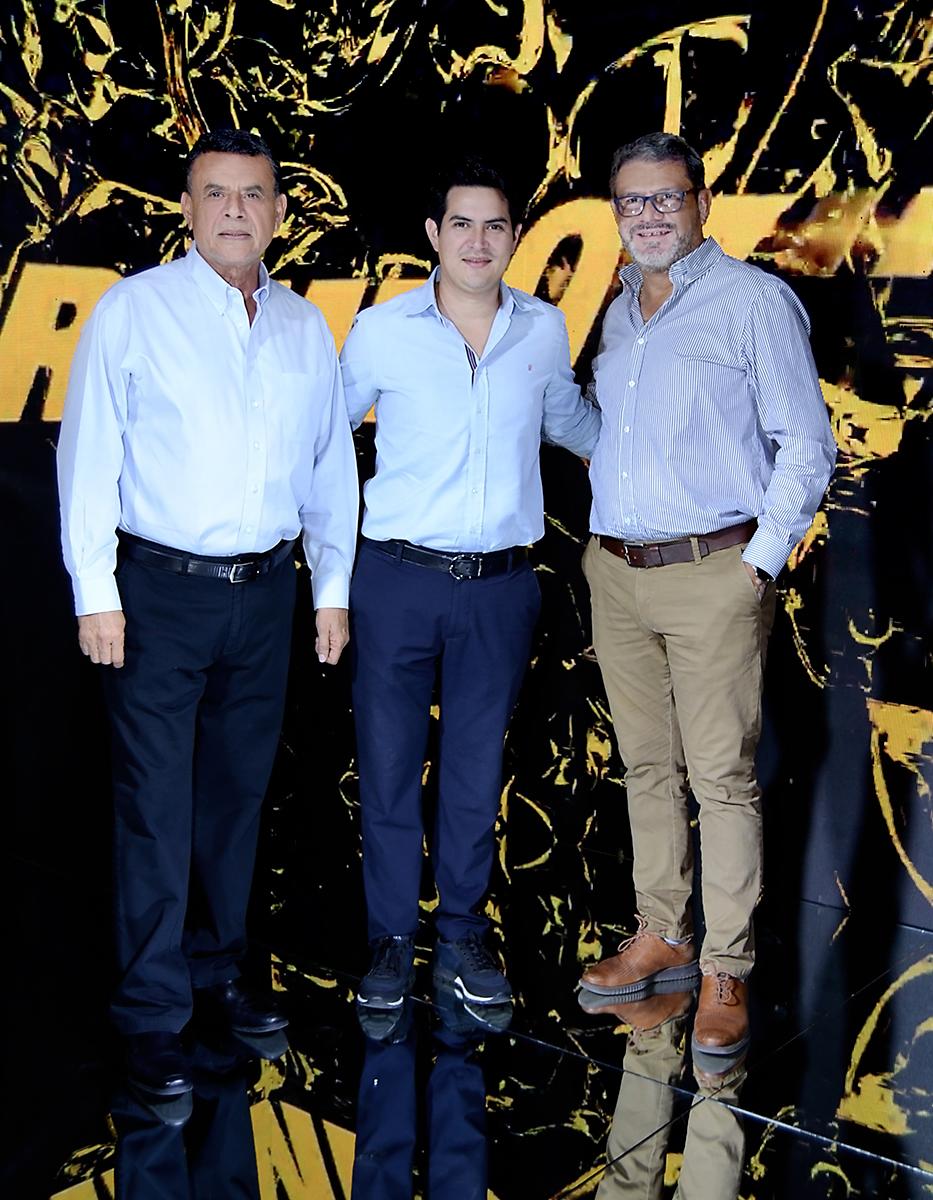 Julio Portillo, Julio Alberto y Juan David Rodriguez.