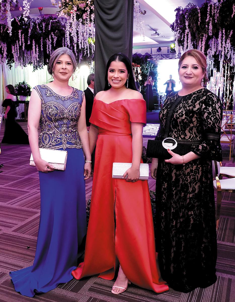 Karen Moreno, Giselle García y Lady Castañeda