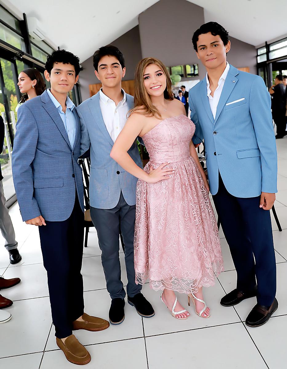 Carlos Castillo, Oscar Madrid, Carola Ramírez y Angel Velásquez