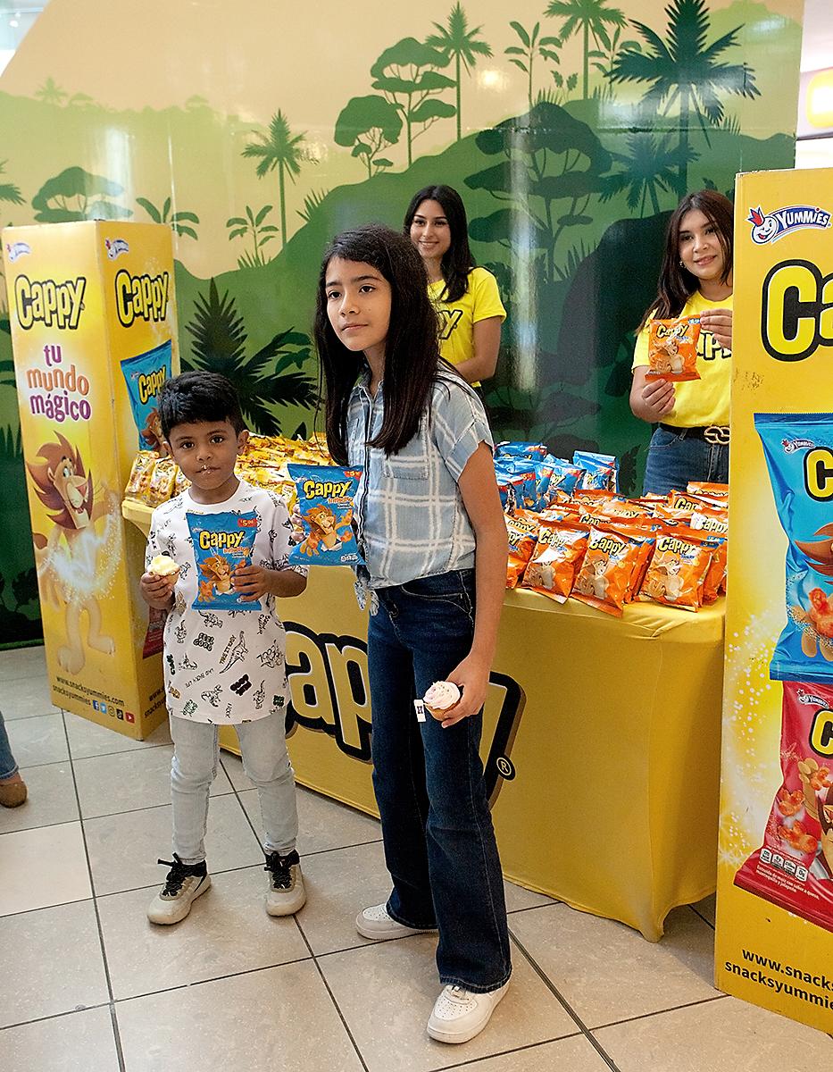 Los niños disfrutaron de los productos de las marcas