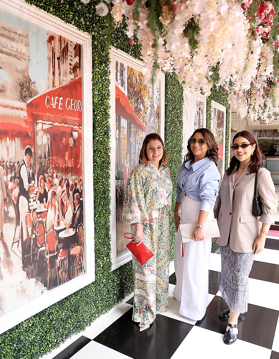 Gladys González, Sandra Noguera y Marcela Pradal.
