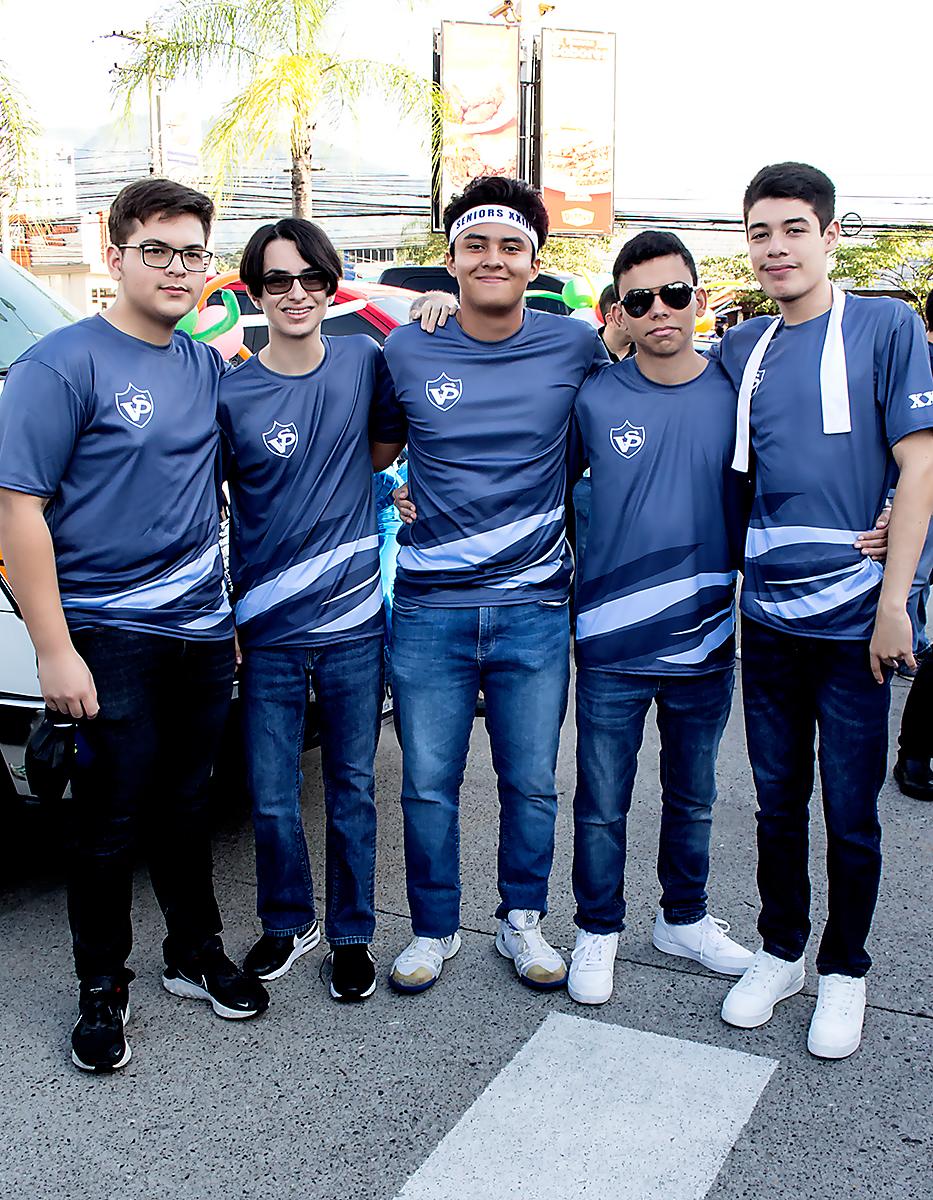 Gabriele Maldonado, Agustín Oseguera, Juan CarlosMatamoros, Millán Galo y Randy Rivera.