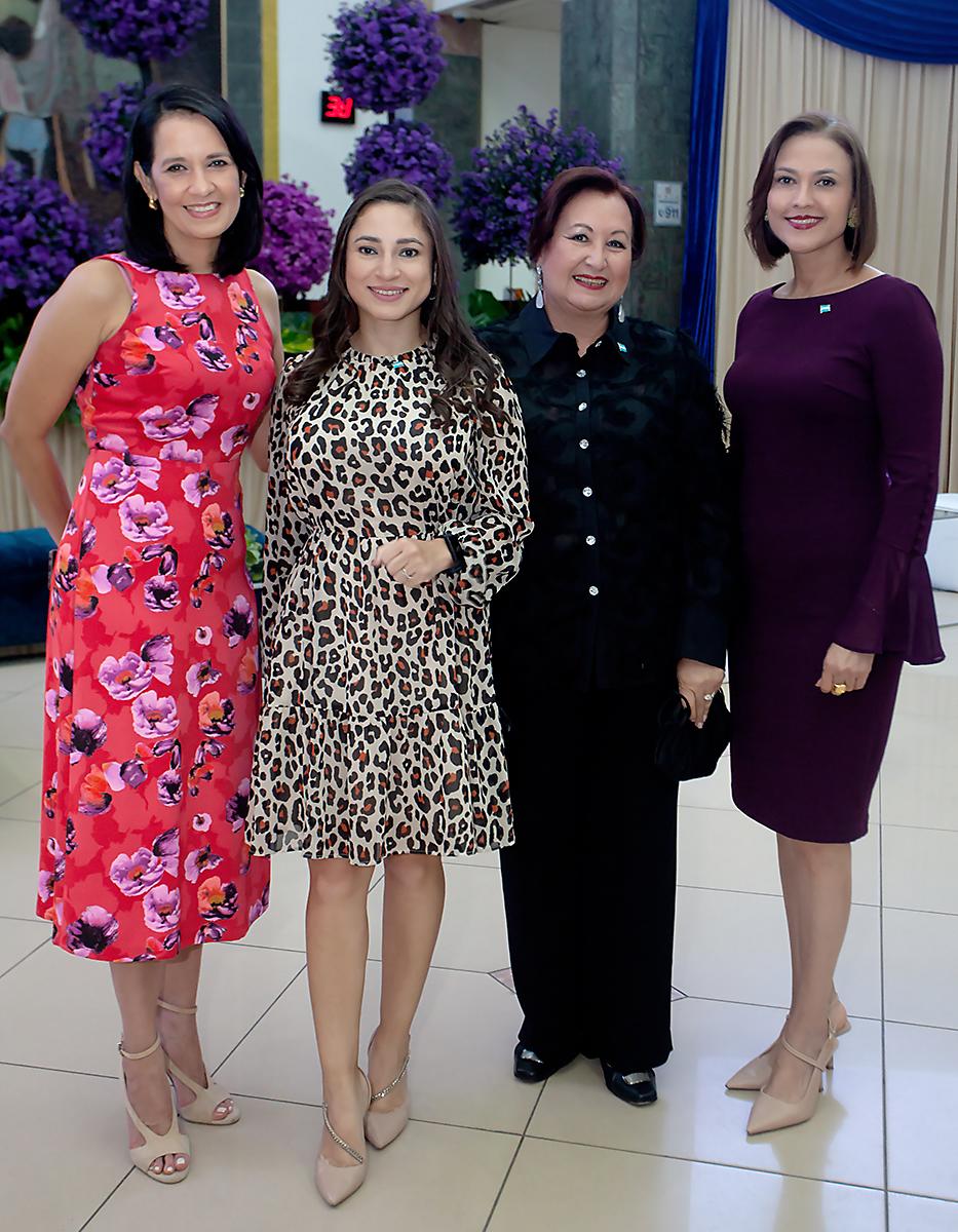 Ana Calix, Tania Chinchilla, Margarita Duarte y Mayra Lozano.