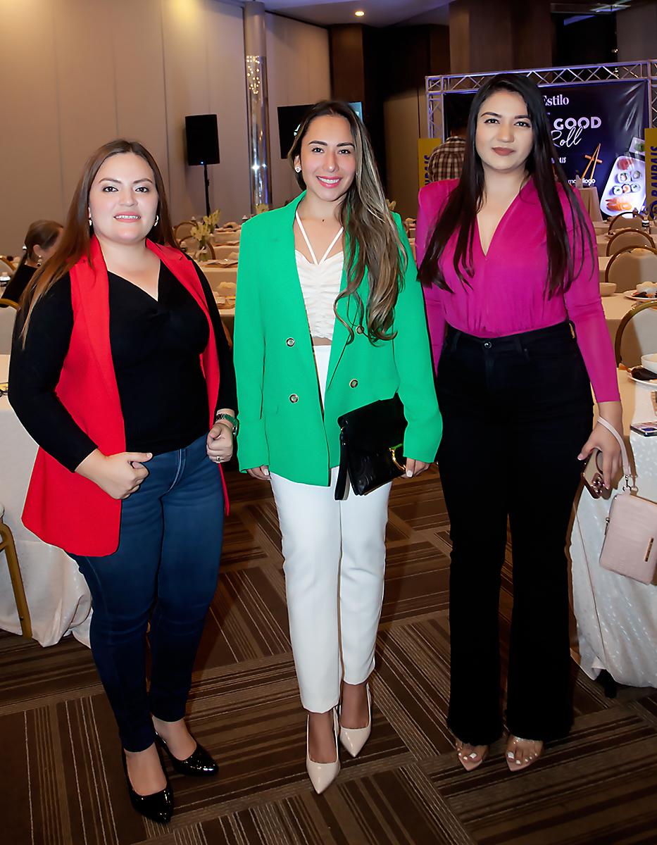 Kimberly Rojas de Banpais, Diana Pineda y Nohely Herrera de Nissan
