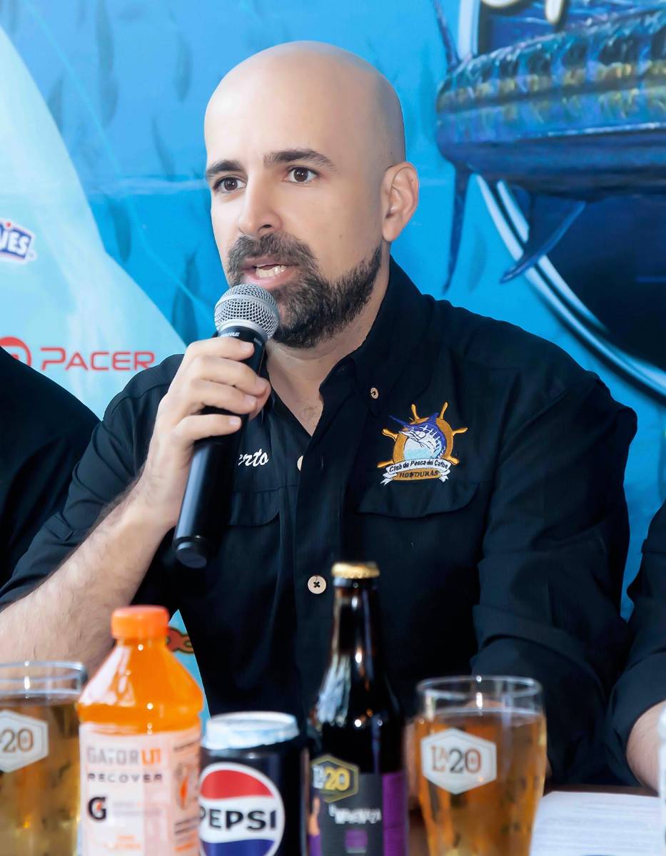  Roberto Calderón, presidente del Club de Pesca del Caribe