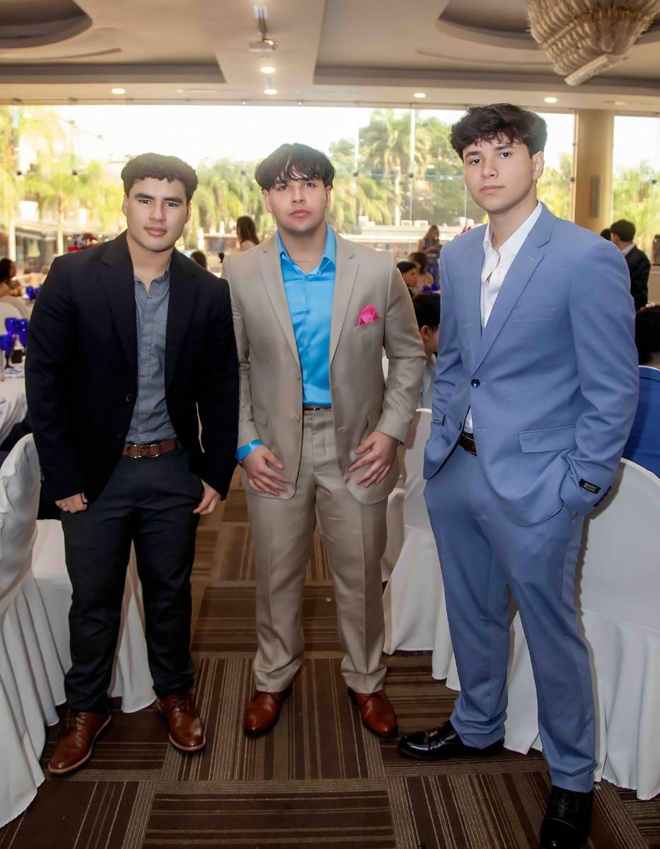 Carlos Fernández, Hanes Bardales y Ashli Zelaya.