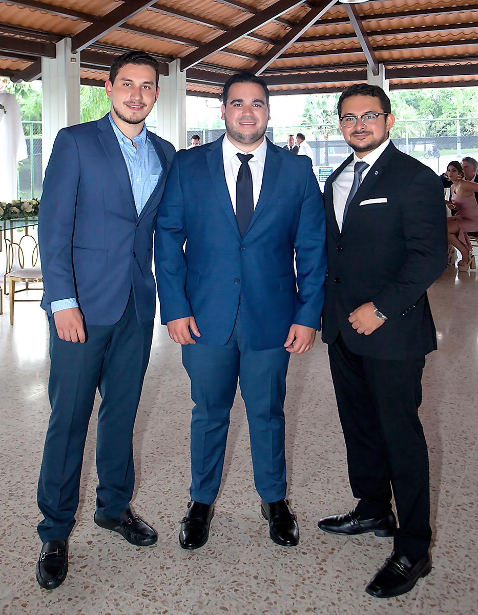 Cristhian Paz, Carlos El Bascha y Fernando Maldonado.