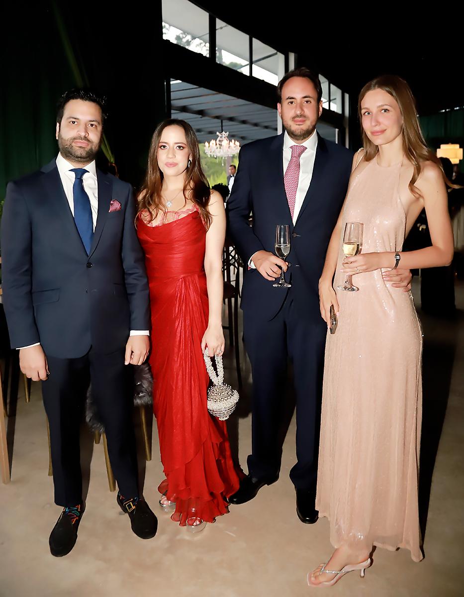 Ricardo Rivera, Arlene Imendia-Rivera, Jaime Turcios y Anna Protsyk