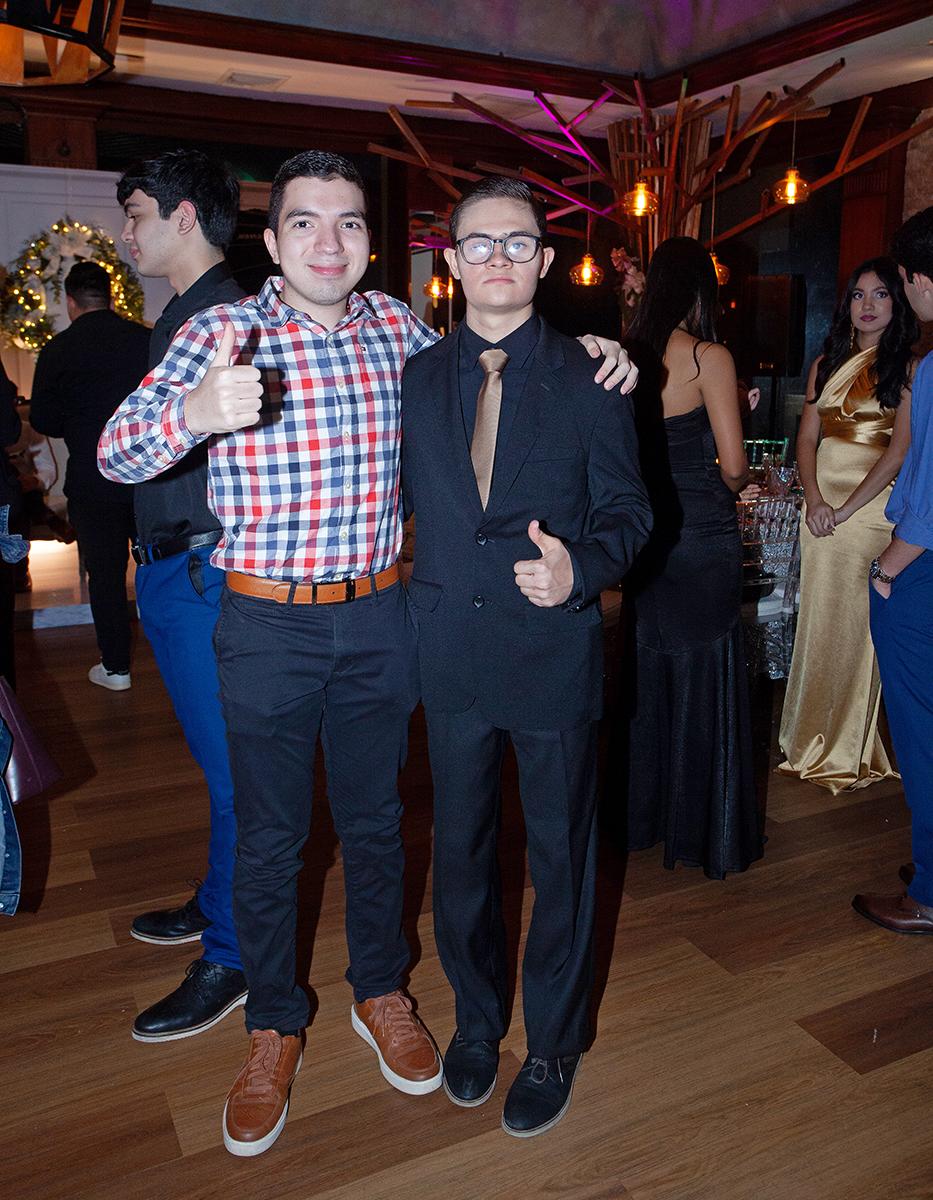 Gustavo Fiallos y Lenin Benítez.