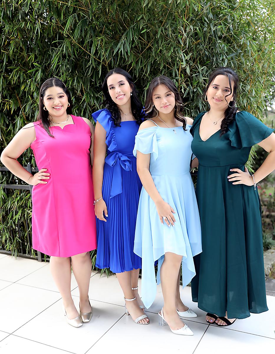 Sofía Gutiérrez, Valeria Pavón, Rebeca Puerto y Mildred Bussi