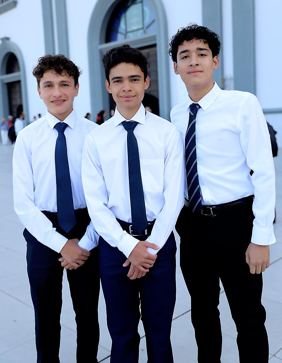 Alejandro Domínguez, Alex Hernández y Sebastián Kaffati