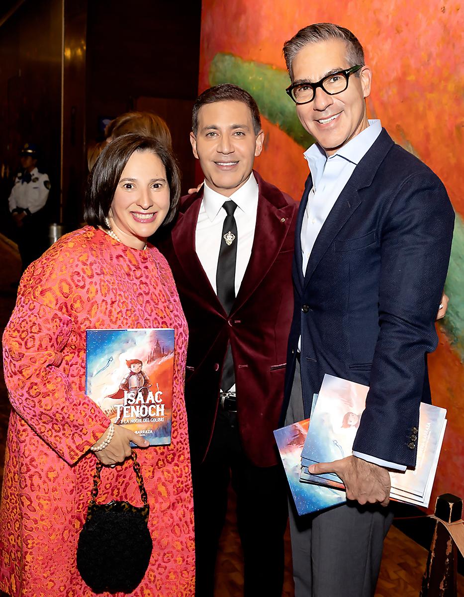 Pamela Guzmán de López, Gabriel Rivera-Barraza y Arturo López Martin.
