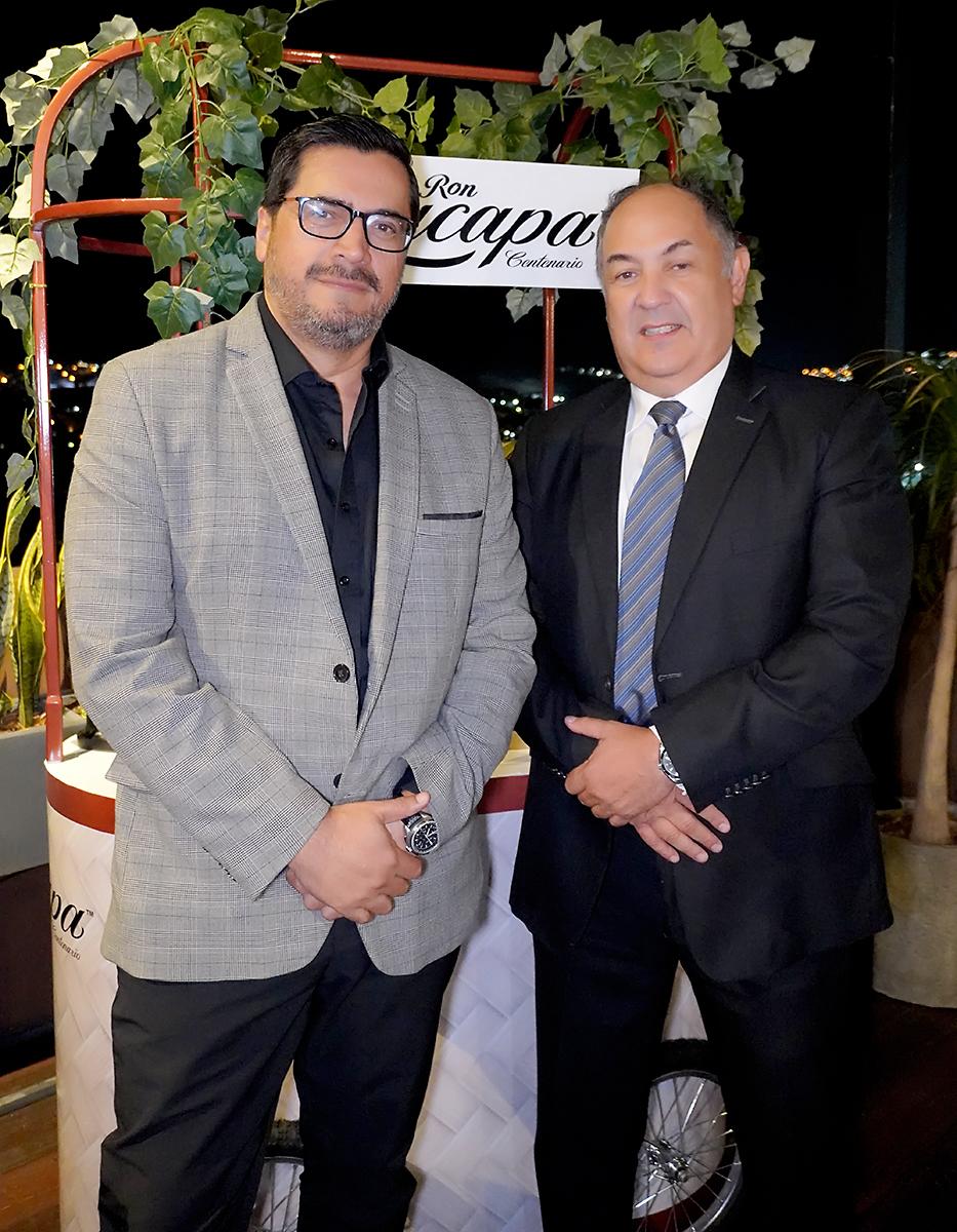 Oscar Raudales y Gabriel Irías.