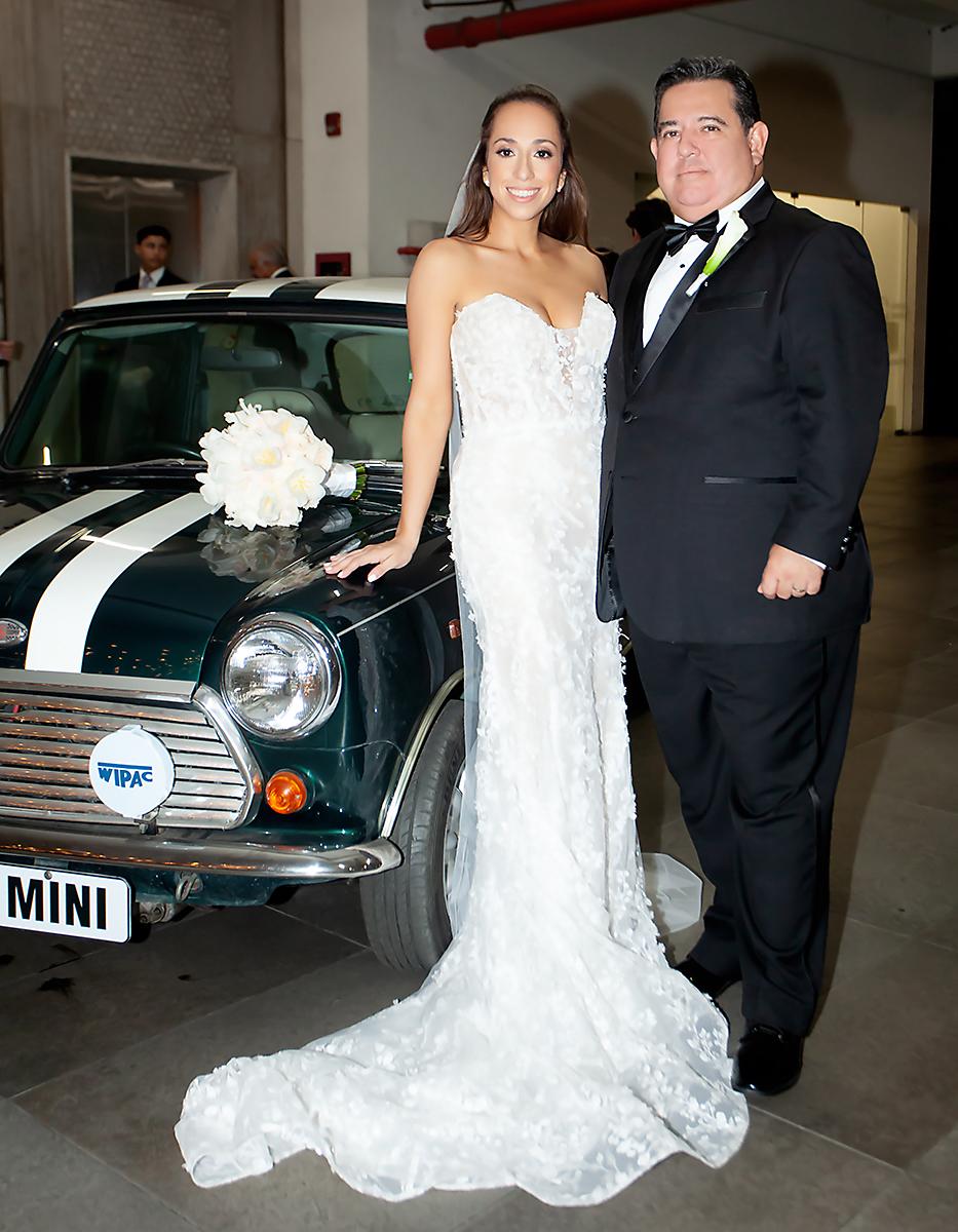 Johana Raquel y su amado esposo Geovani Chahín.