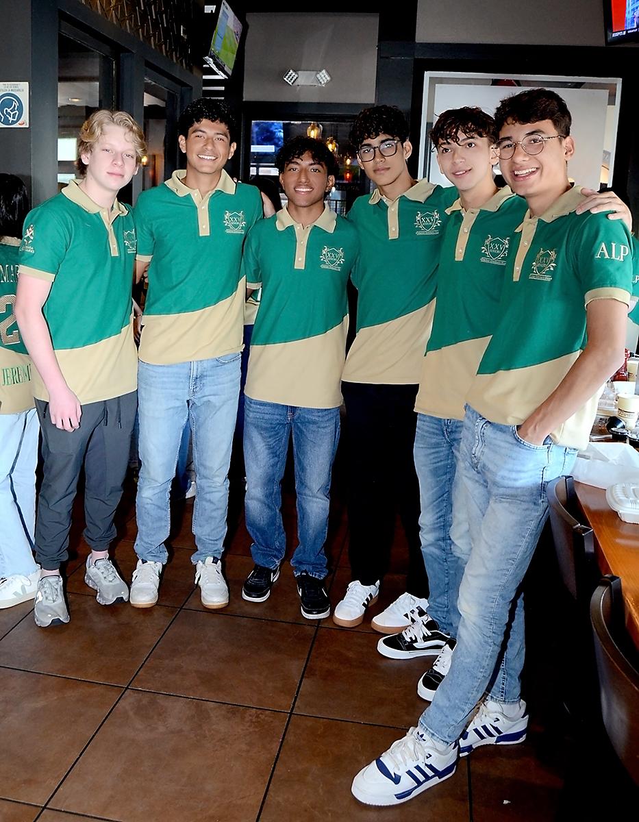 José Arturo Alvarado, Daniel Reconco, Diego Elvir, César Henríquez, Jack Zacapa y Pablo Hughes.