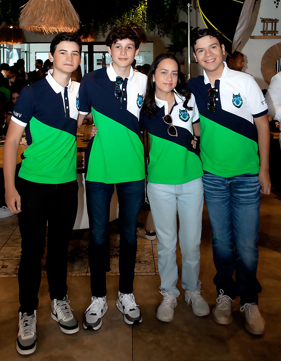  Gabriel Zelaya, André D’day, Nathalia Aguirre y Andrés Palma