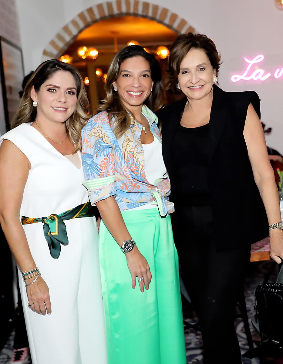 Suyapa Balletta, Natalia O’neill y Lisa Hilsaca.