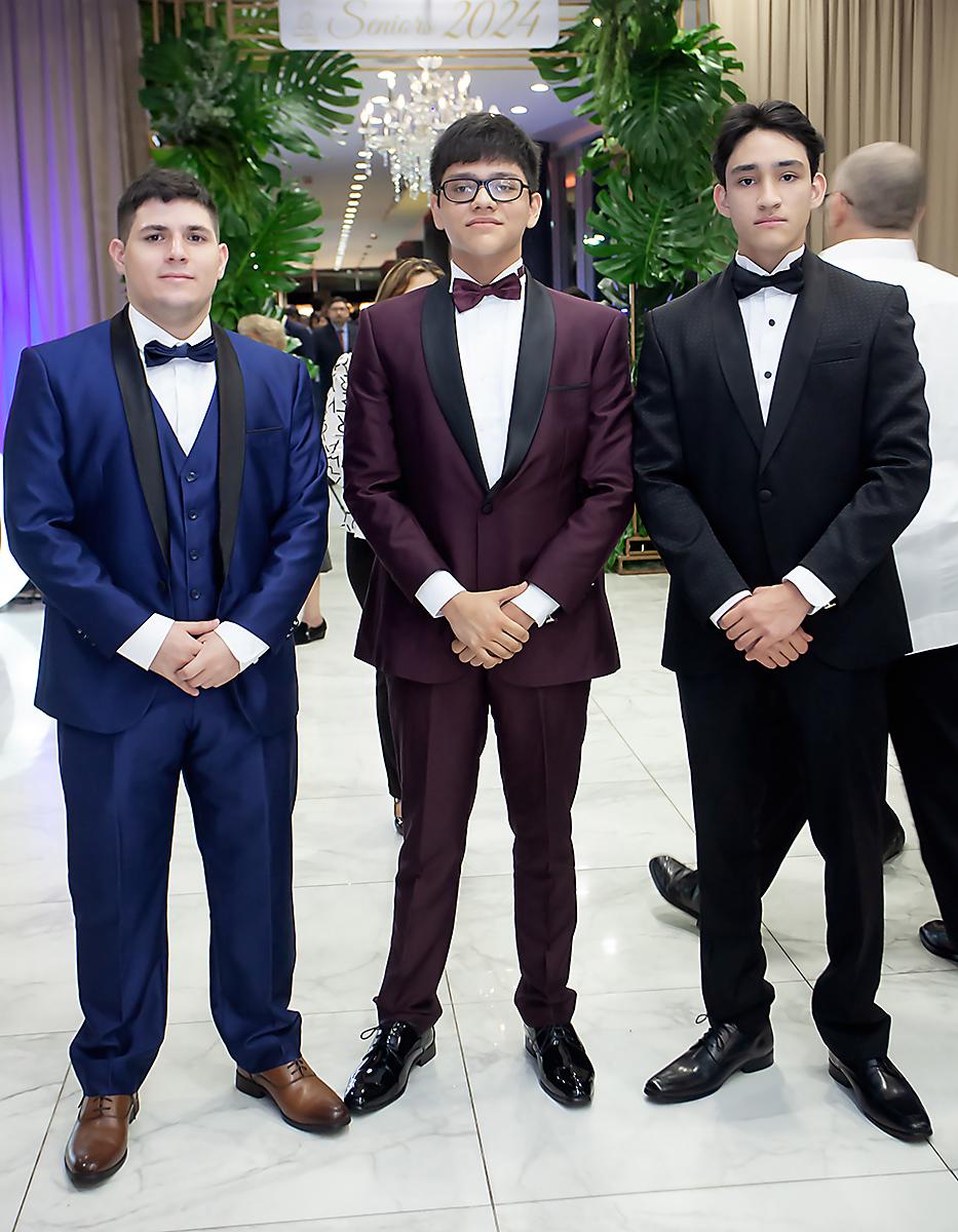 Josué López, Daniel Rápalo y Arturo Coleman