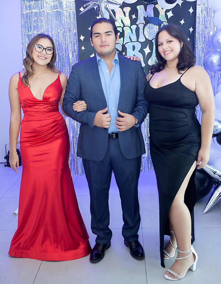 Samantha García, Esteban Hernández y Nathaly Pérez