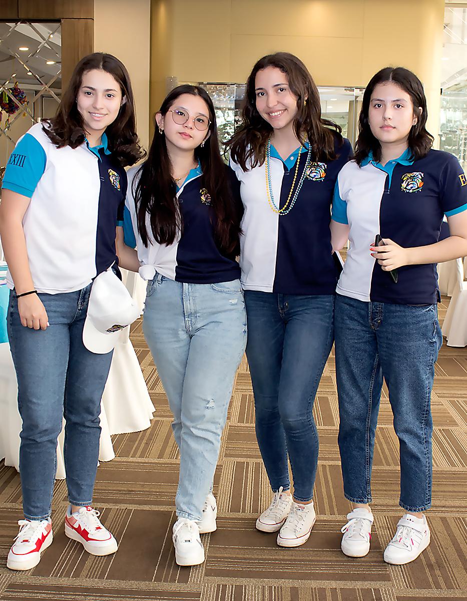 Tatiana Herrera, Hiamei Chan, Amanda López y María Belén Barahona.