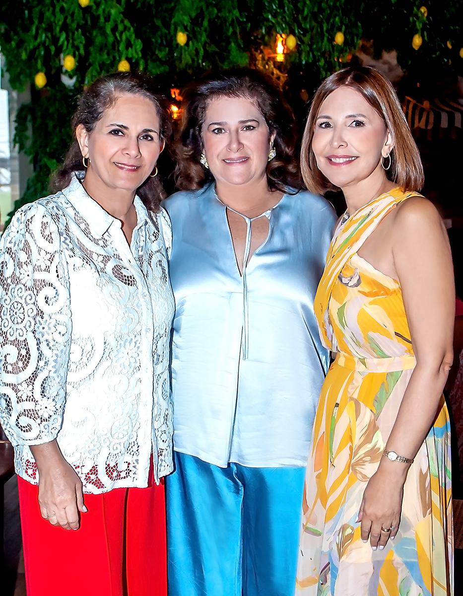 Claudette Kattan, Audelia Dabdoub y Carla Barletta.