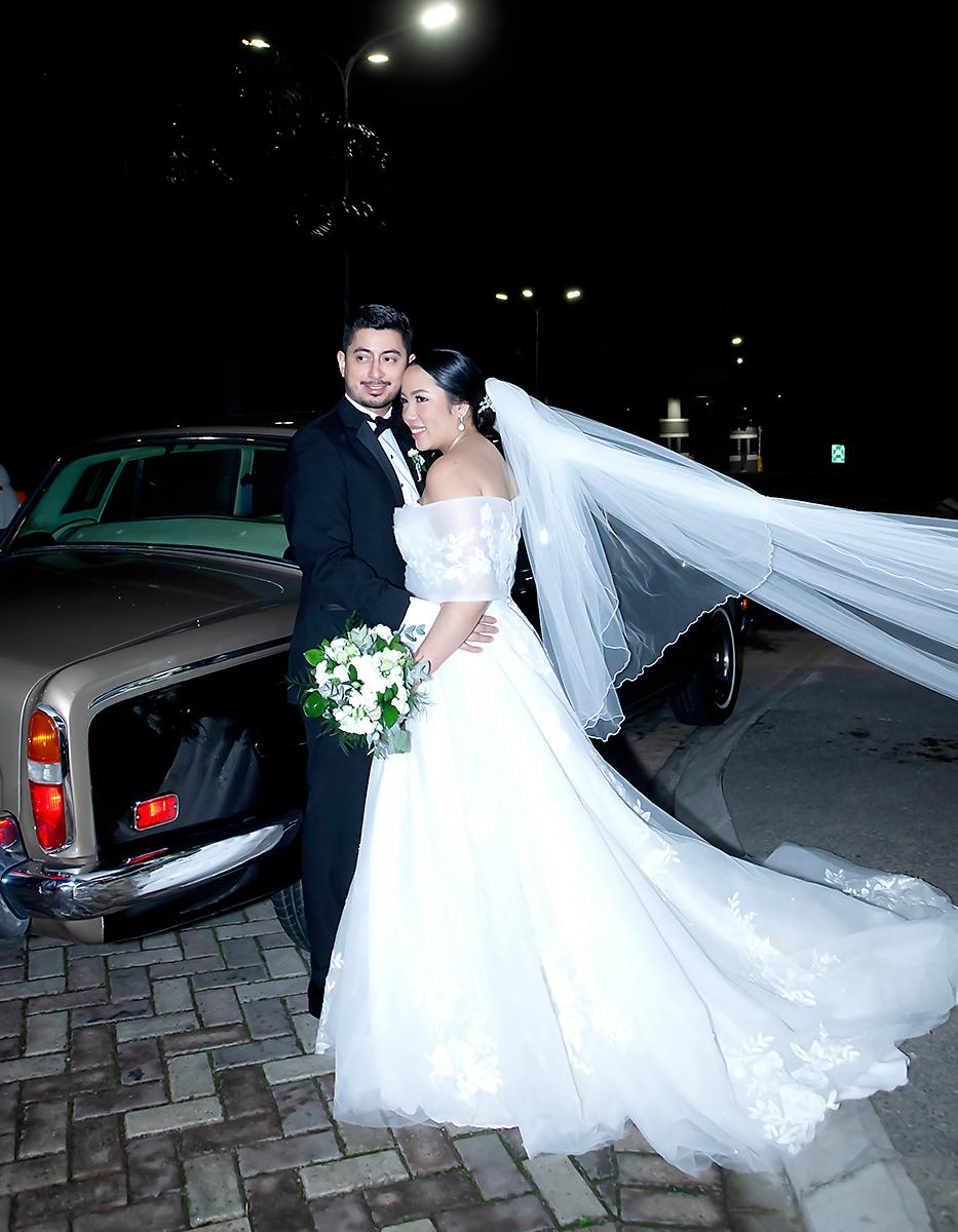 Juan Carlos Pineda y su amada esposa Nidia Isabel León.