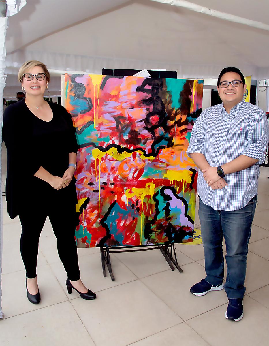 Carolina Delgado y Oscar Melgar.