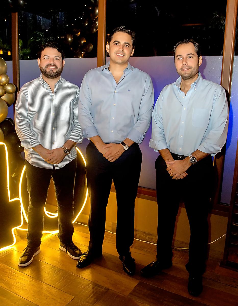 Kamal Dieck, Alejandro Albir y Angelo Casco.