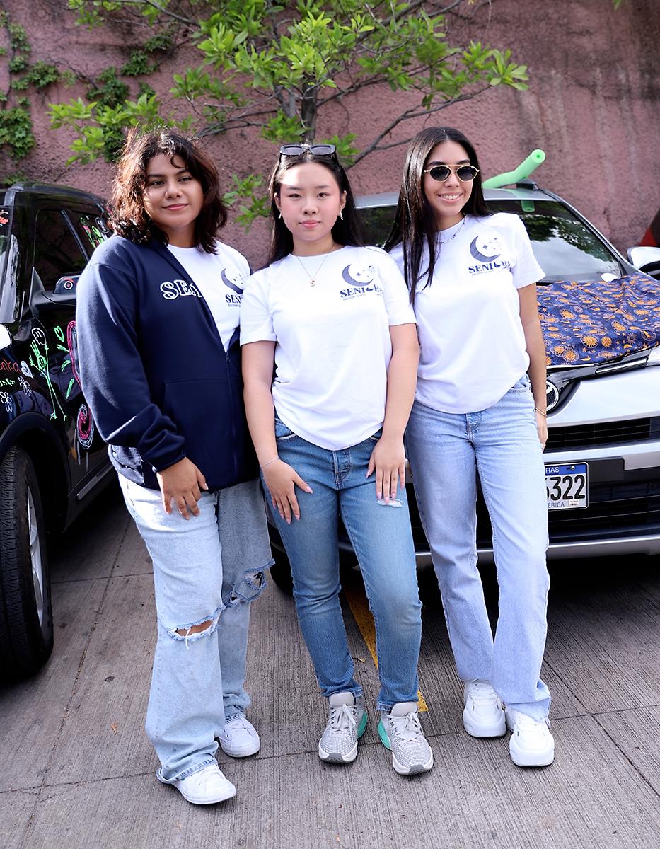 Camila Cortés, Isabella Qiu y Alessandra Pérez.