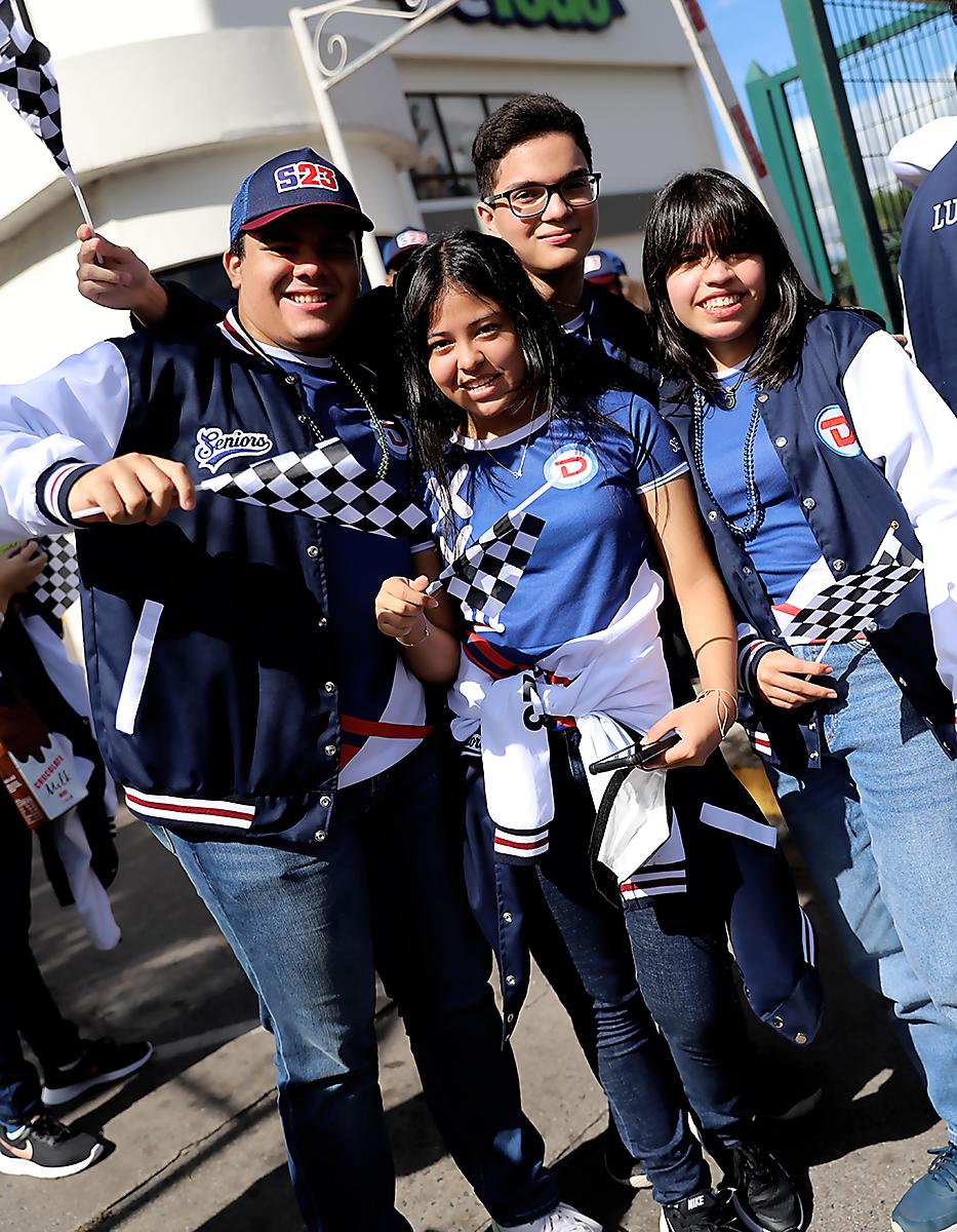 Diego Noel Martínez, Alana Morazán, Gustavo Martínez y María Fernanda Rodríguez
