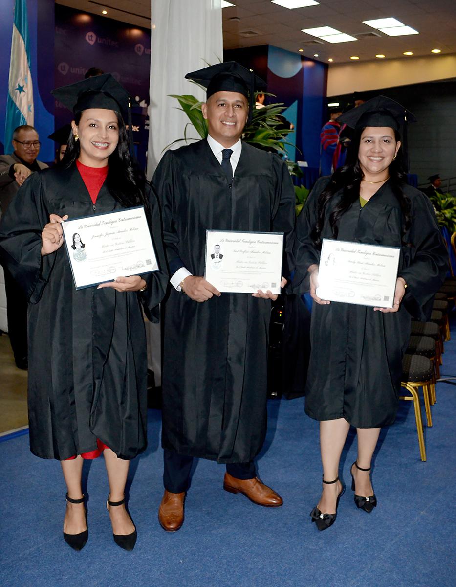 Graduaciones de Posgrado de UNITEC de Tegucigalpa 2025