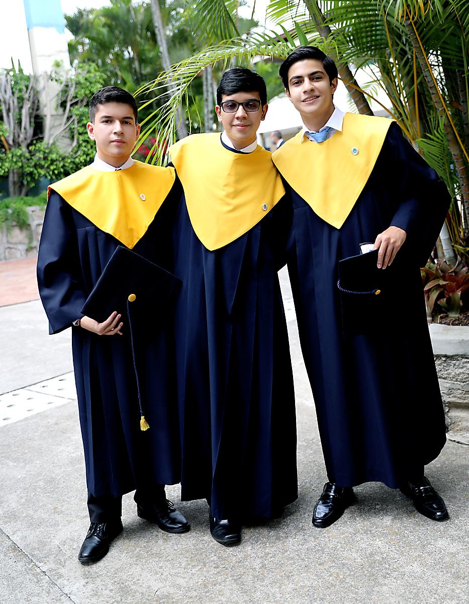 Diego Cruz, Selvin Sevilla y Juan Bendeck