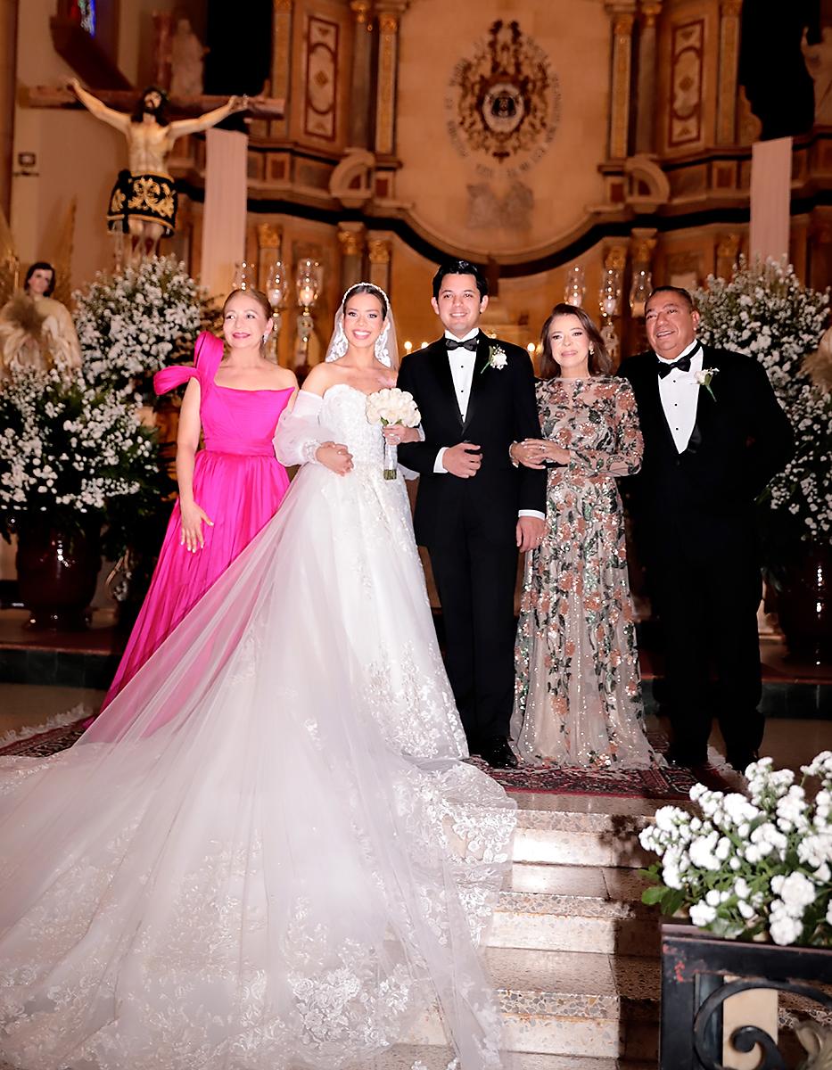 Carmen Chávez, Carmen Villavicencio, Diego Durón, Cristina Díaz y Marco Durón