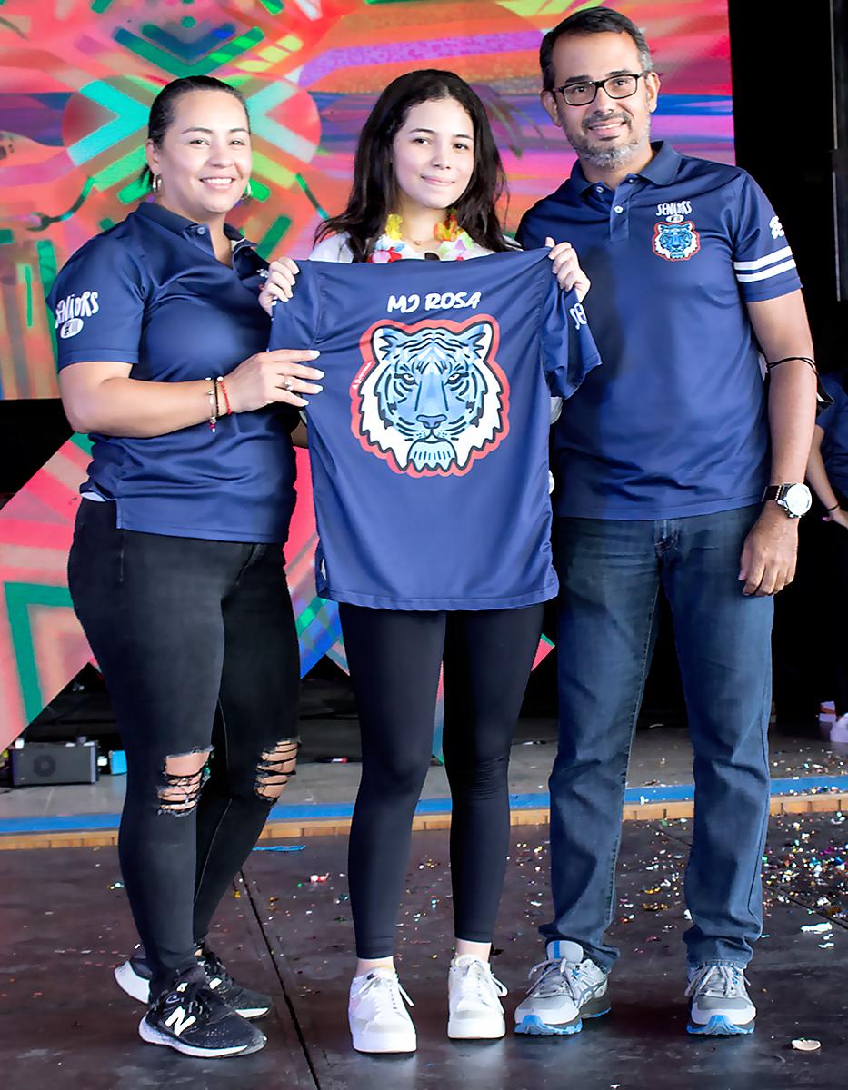 Carolina Altamirano, Maria José Rosa y Gianni Rosa.