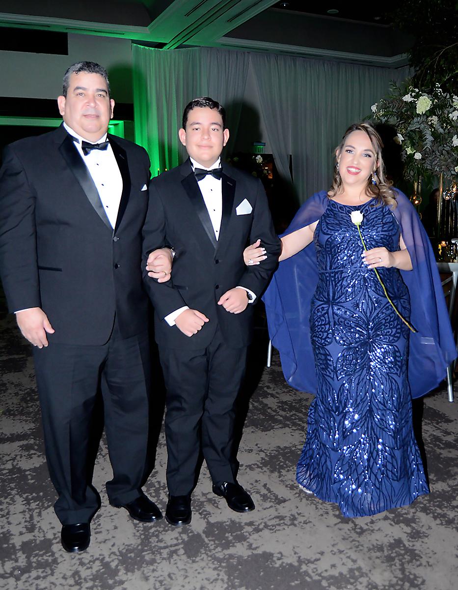 Luis Moya, Luis Fernando Moya y Lesbia Nasser