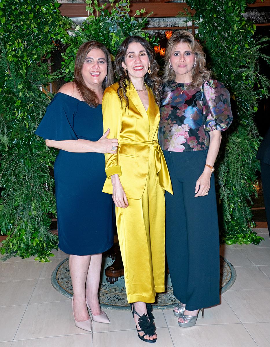 Carol Zummar, Norma Werner y Vivían Kattan.