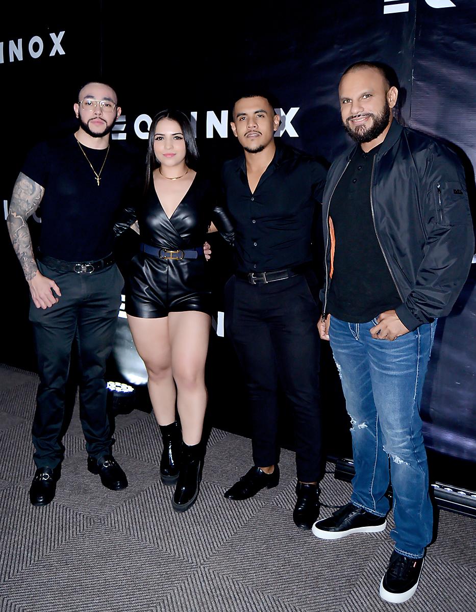 Kevin Zúniga, Ester Mendoza, Jonatan Watson y Bayron Santos.