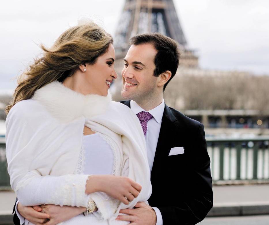 Los recién casados Daniella Rosenthal y Vincent Trouboul, disfrutaron cada momento de su photoshoot al aire libre.