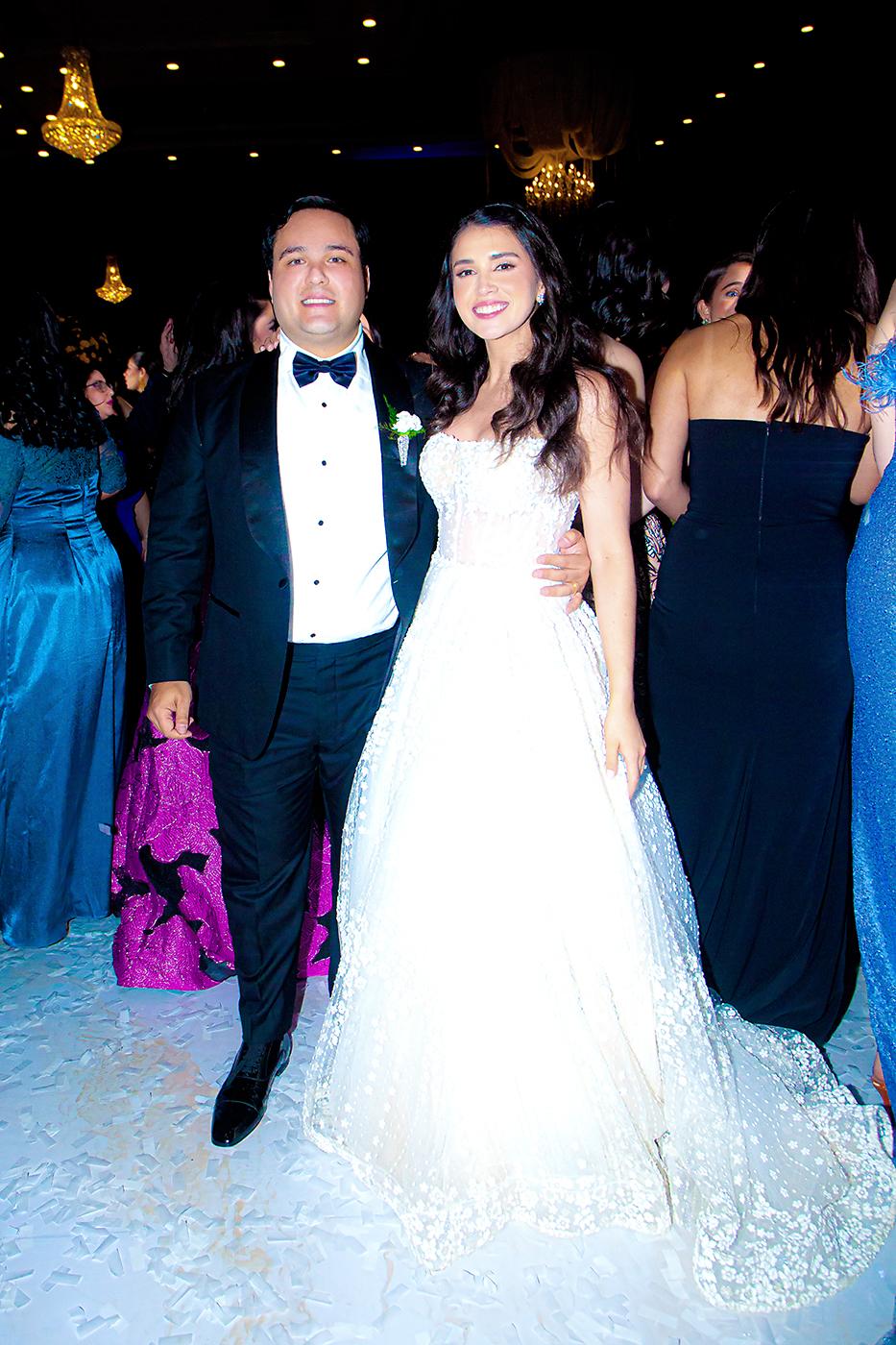 La elegante boda de Christopher Fuschich y Giovana Handal