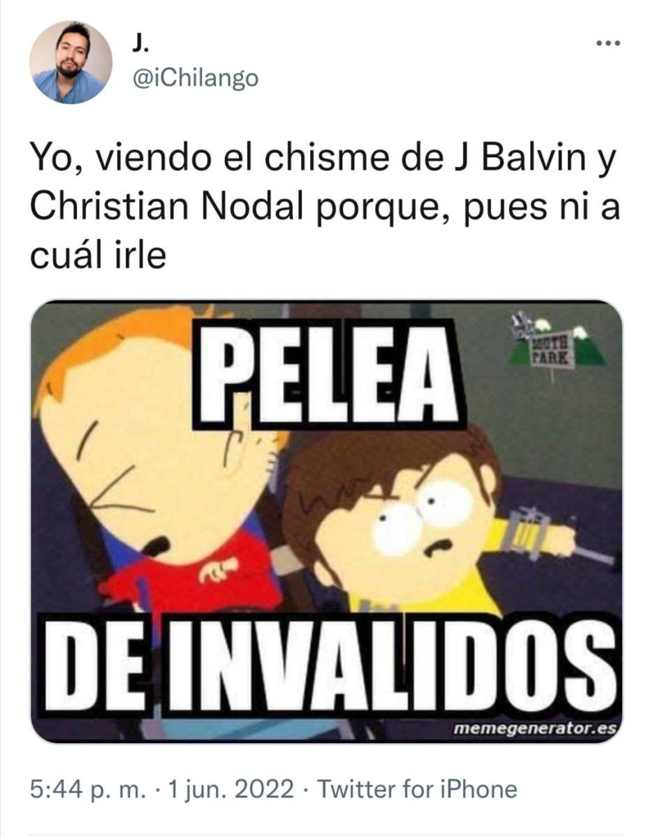 Los mejores memes de la polémica entre J Balvin y Christian Nodal