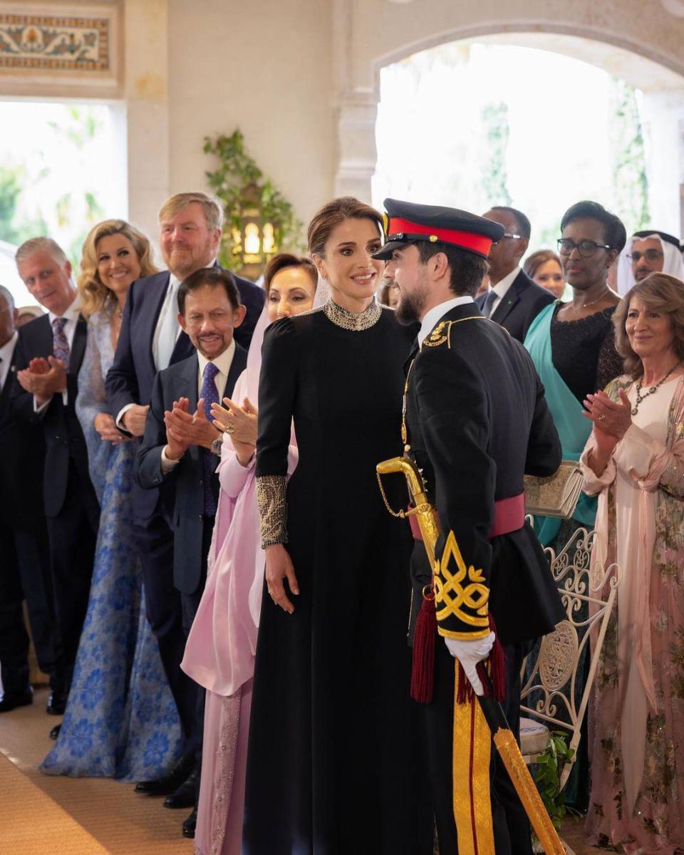 Banquete de bodas del príncipe Hussein de Jordania y Rajwa al-Saif