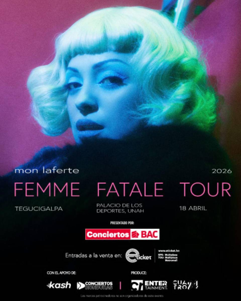 Como parte de su gira “Femme Fatale Tour”, llegará a Tegucigalpa para reencontrarse con su público en el Palacio de los deportes de la UNAH. Los boletos para el concierto están disponibles a través de eTicket Honduras, plataforma oficial de venta en línea para el evento.