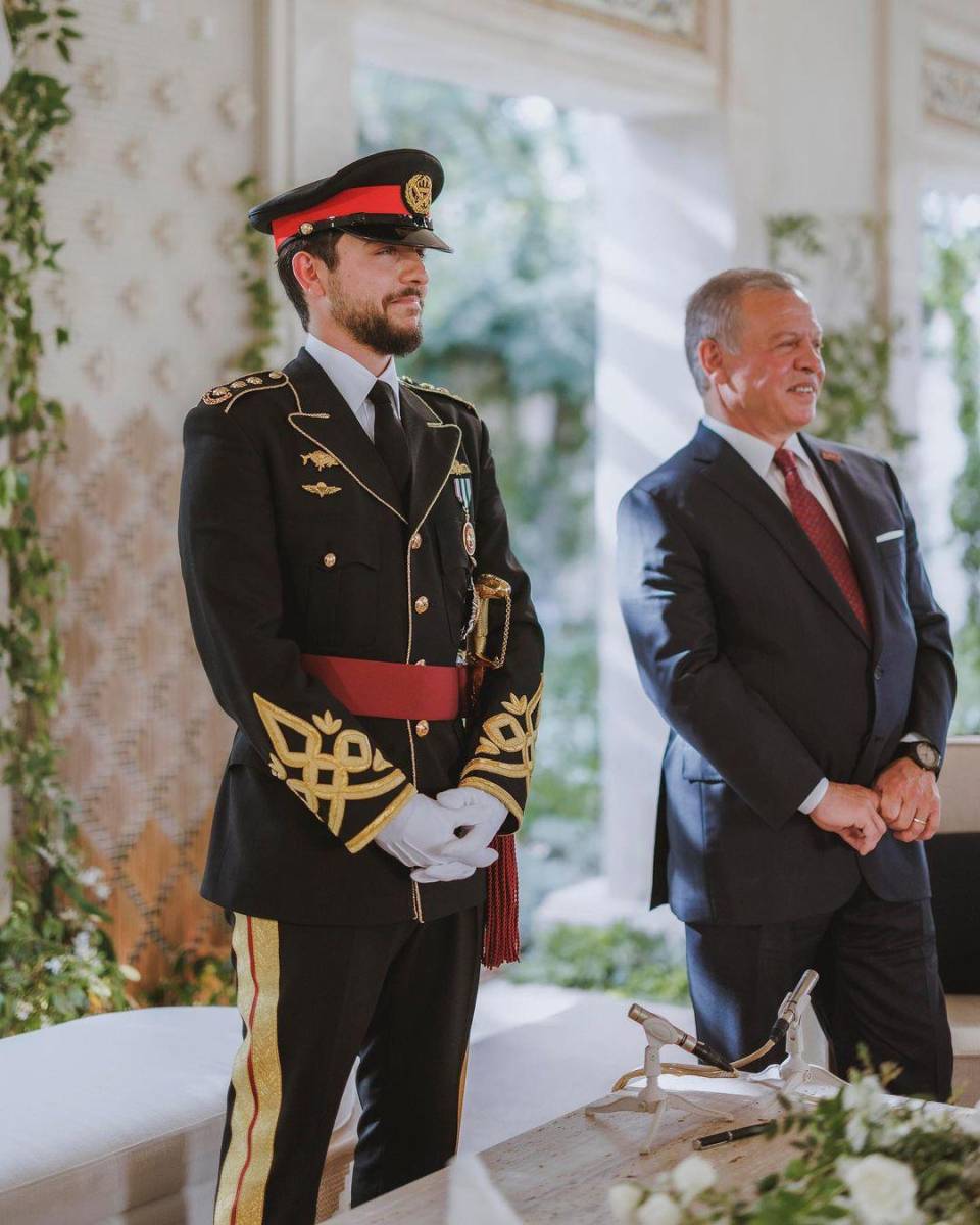 Banquete de bodas del príncipe Hussein de Jordania y Rajwa al-Saif